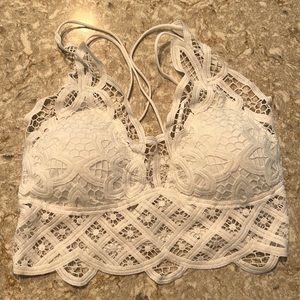 NEW womens Small white Bralette